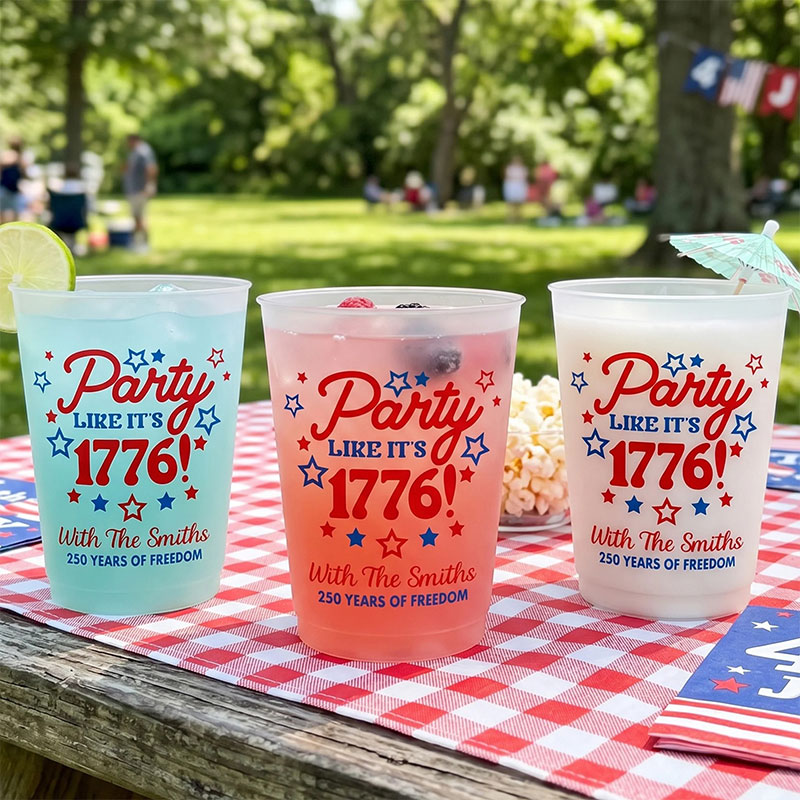 Party Like It's 1776 Teacher Plastic Cup