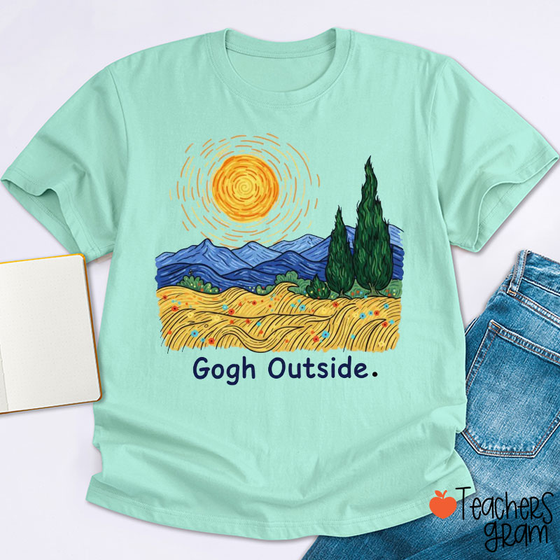 Gogh Outside Art Teacher T-Shirt
