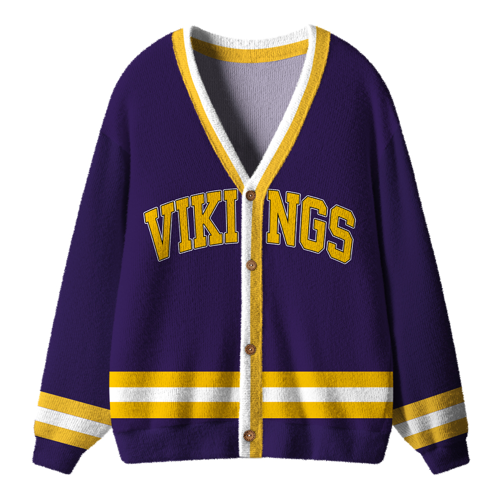 Personalized Mascot School Spirit Teacher Ugly Cardigan Sweaters