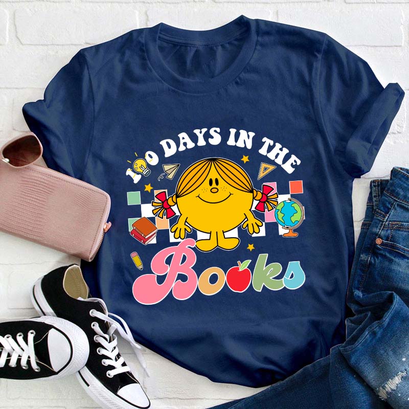 100 Days In The Books Teacher T-Shirt