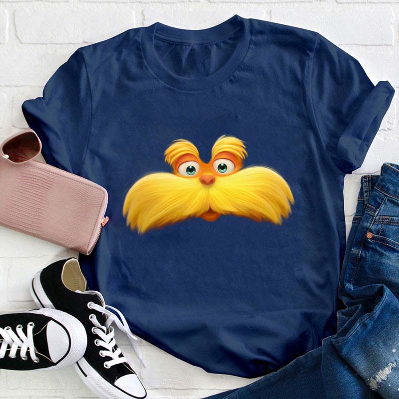Cute Cartoon Character Expression Teacher T-Shirt