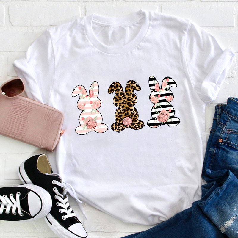 Cute Outstanding Bunnies Teacher T-Shirt Sale-Teachersgram