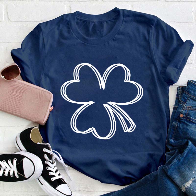 Shamrock Clover Teacher T-Shirt