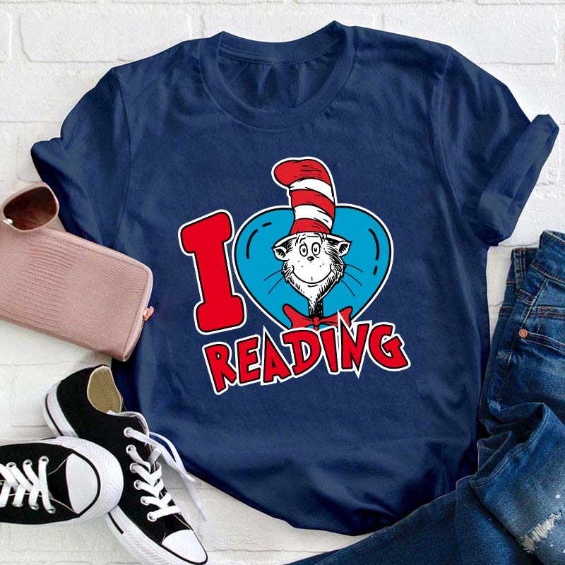 I Love Reading Teacher T-Shirt