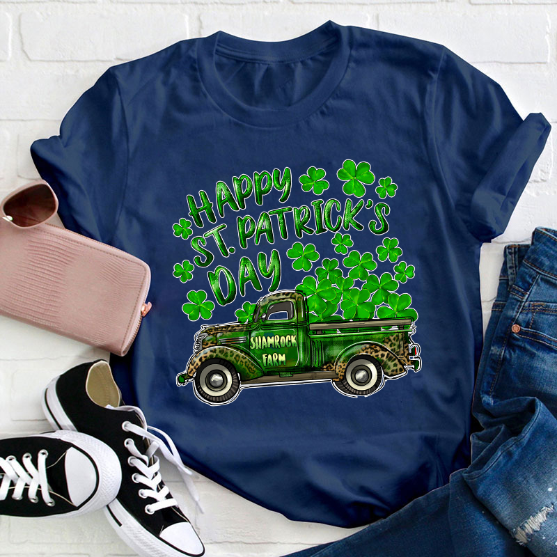 Happy St Patrick's Day Teacher T-Shirt
