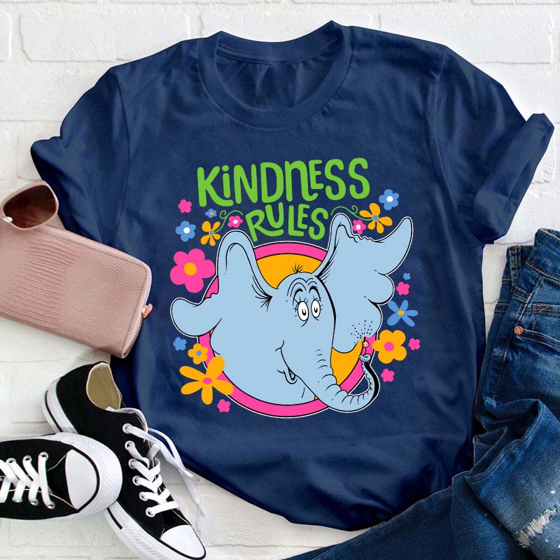 Kindness Rules Teacher T-Shirt