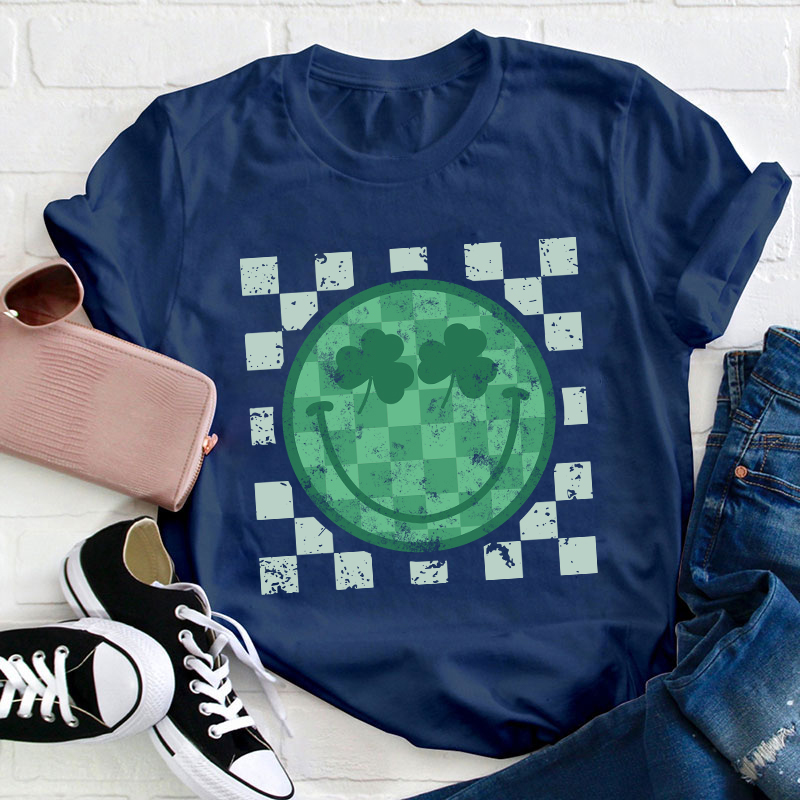 Smiley St Patricks Teacher T-Shirt