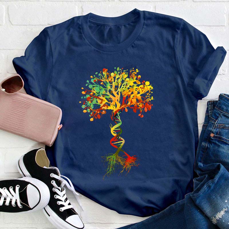 DNA Trees Teacher T-Shirt