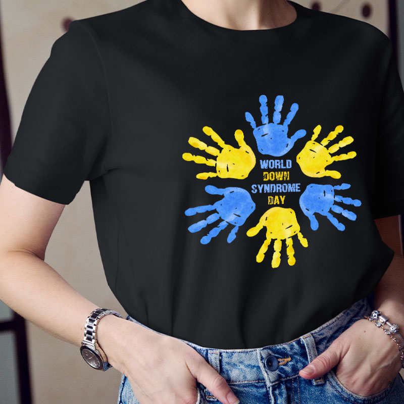 World Down Syndrome Day Teacher T-Shirt