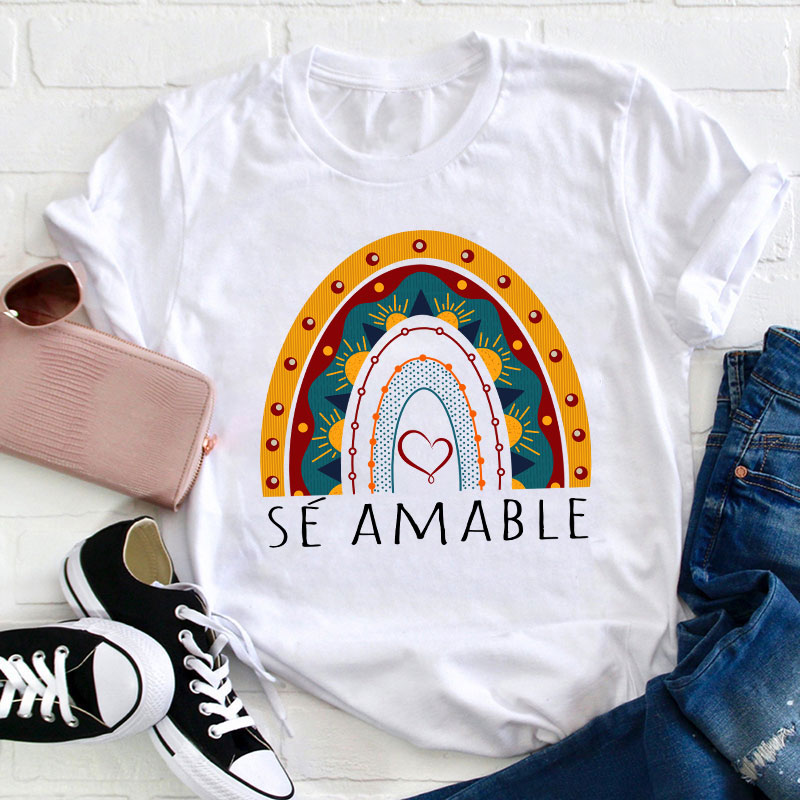 Sé Amable Spanish Teacher T-Shirt Sale-Teachersgram