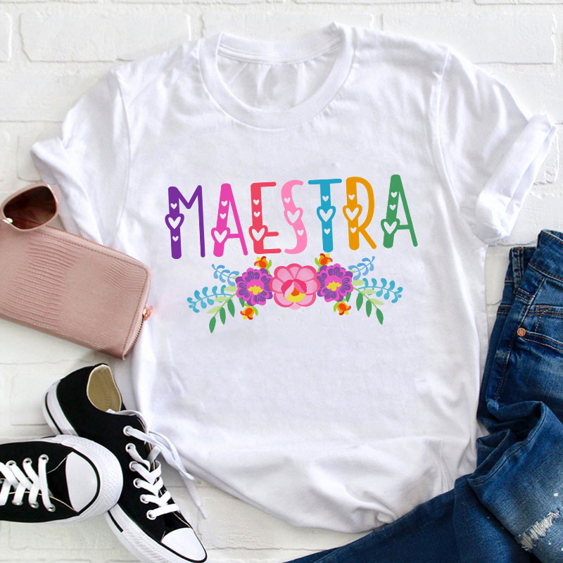 Maestra Spanish Teacher T-Shirt