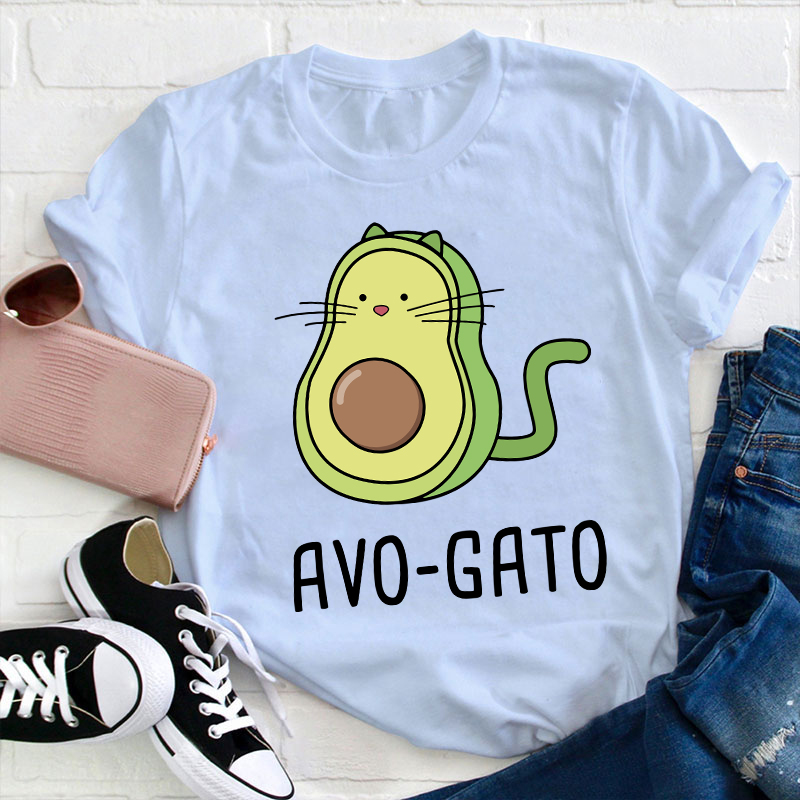 Avo-Gato Cute Spanish Teacher T-Shirt