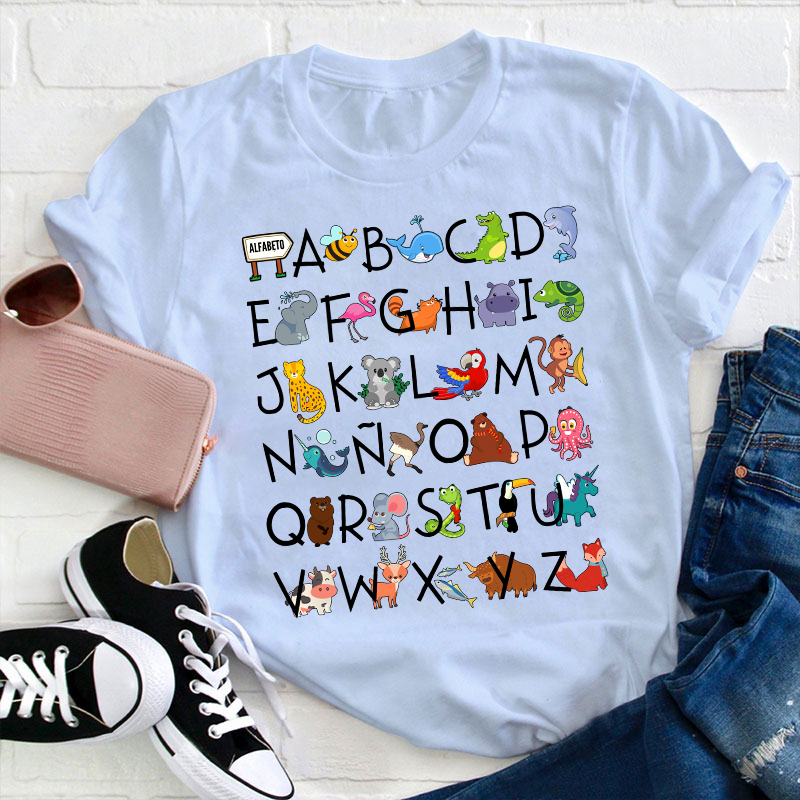 Spanish Alphabet Teacher T-Shirt
