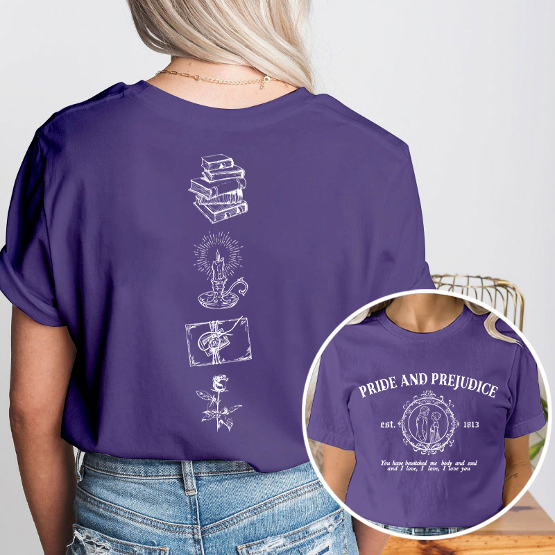 Pride And Prejudice Teacher Two Sided T-Shirt