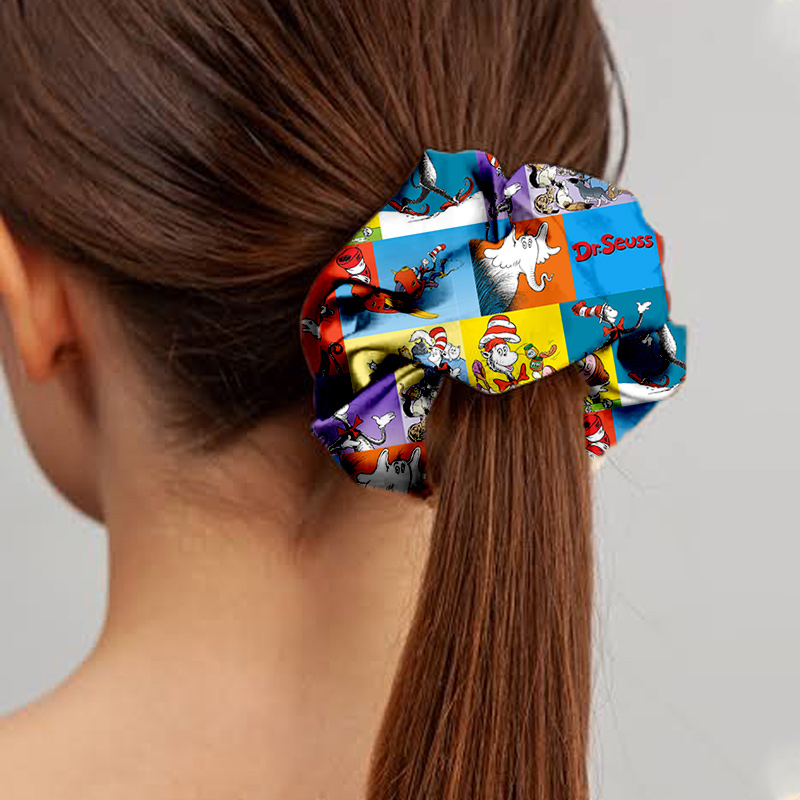 The Cat's Daily Routine Teacher Scrunchie