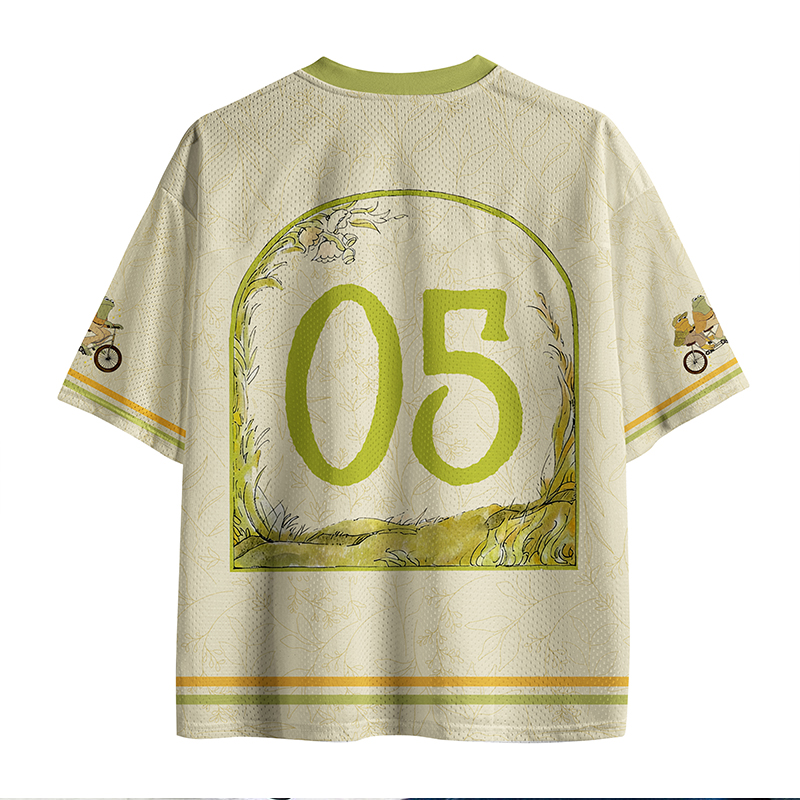 Personalized Frog And Friend Literature Teacher Baseball Jersey