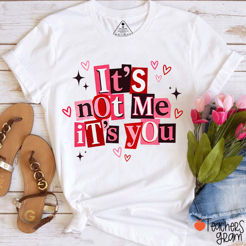 It Is Not Me It Is You Teacher T-Shirt