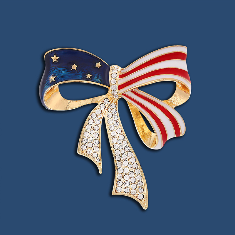 Independence Day Bow Teacher Pin