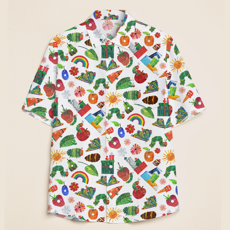 I Still Read Children's Books The Hungry Caterpillar Teacher Short Sleeve Shirt