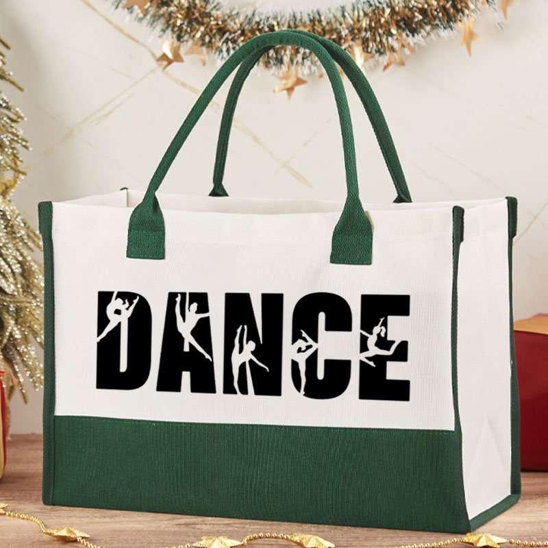 Personalized Splicing Teacher Cotton Tote Bag