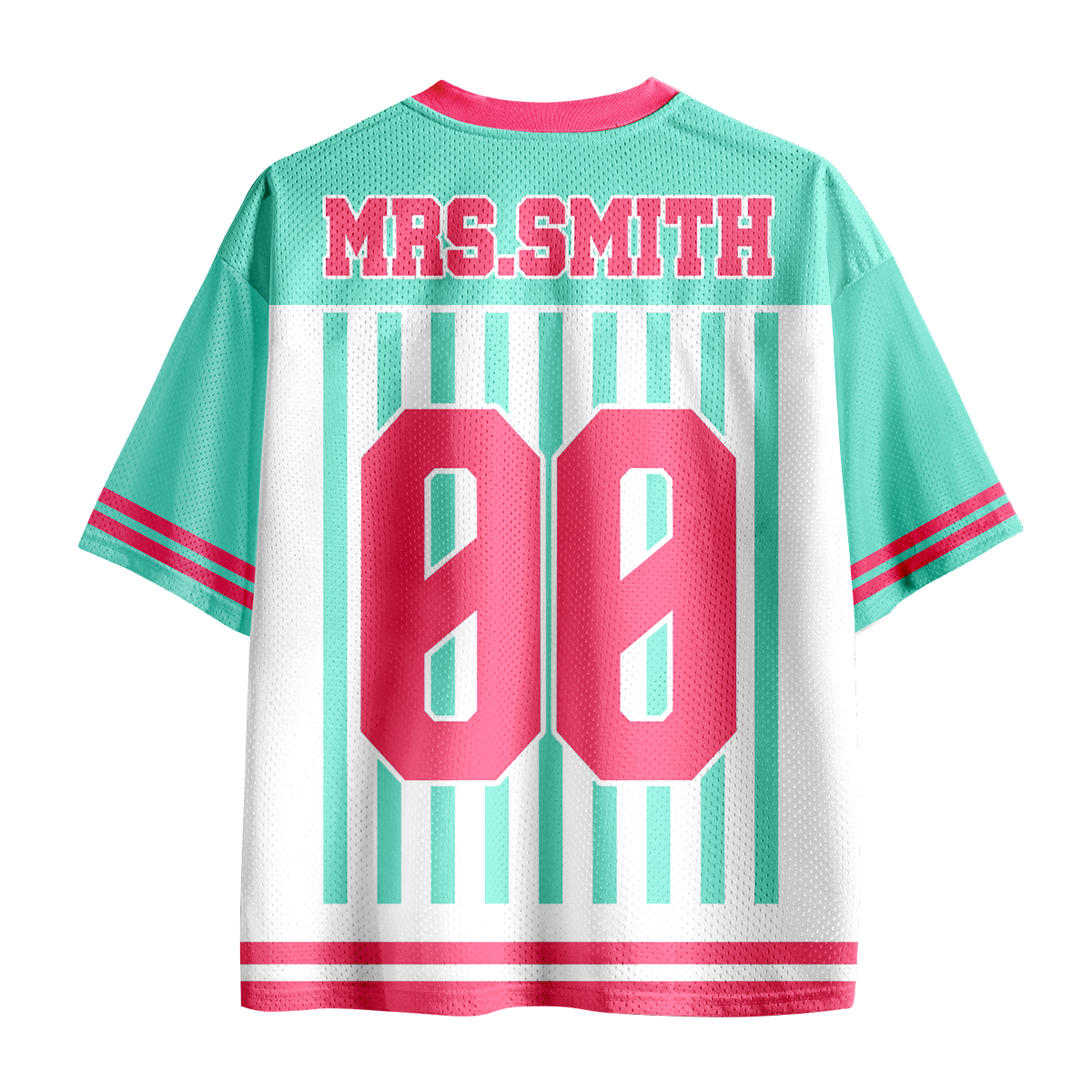 Personalized Animal Pun Striped Teacher Baseball Jersey