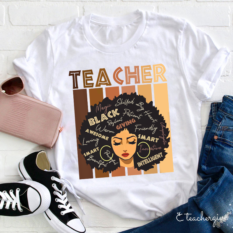 Awesome Black Teacher T-Shirt