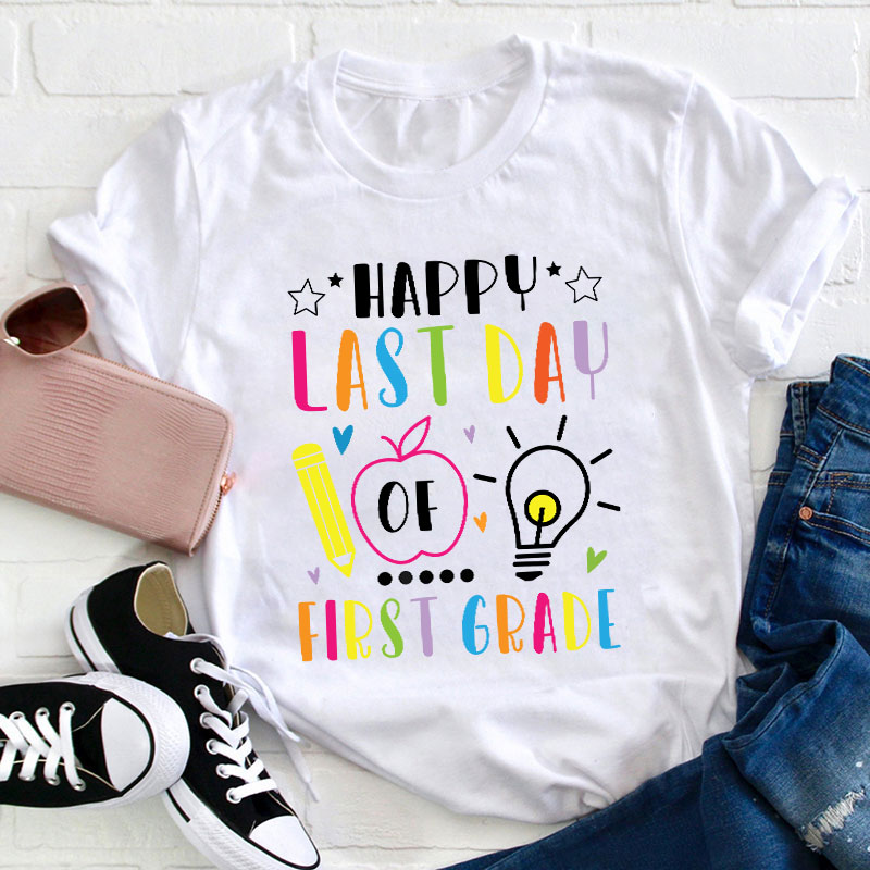 Personalized Happy Last Day T-Shirt