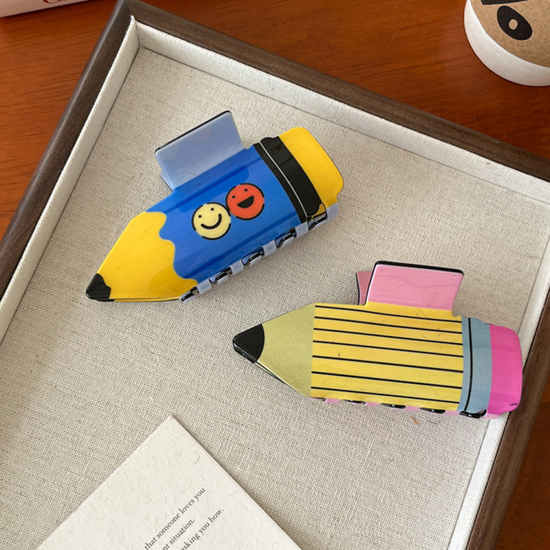 Cute Pencil Claw Clip
