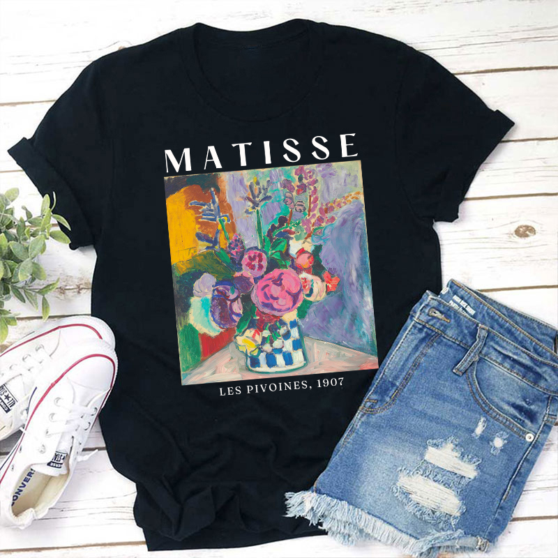 Matisse Les Pivoines 1907 Teacher T-Shirt