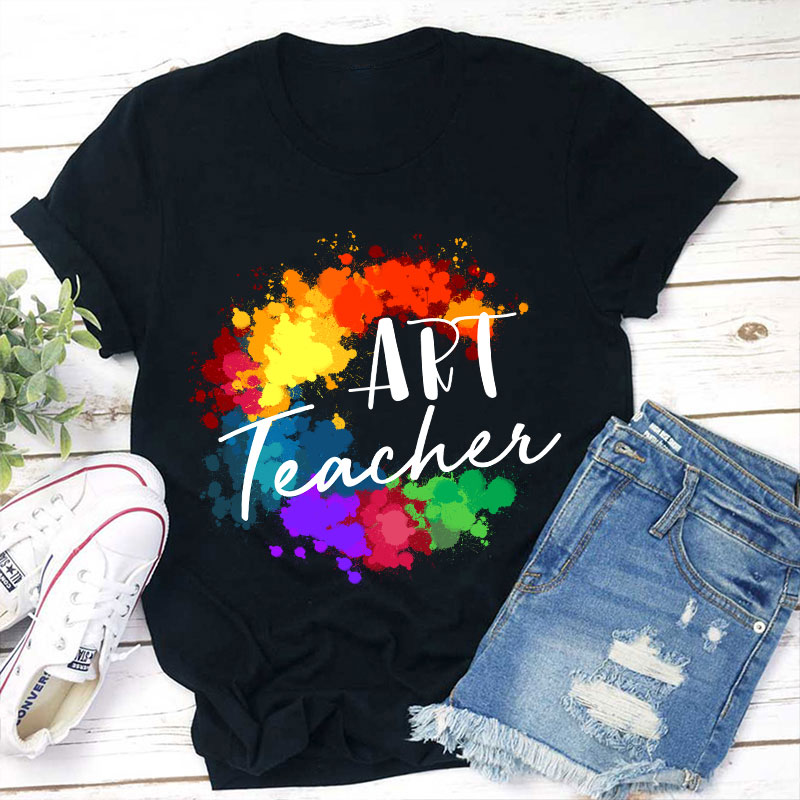Art Teacher Pigment T-Shirt Sale-Teachersgram