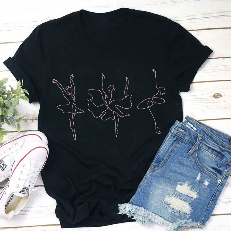 Ballet Silhouettes Teacher T-Shirt