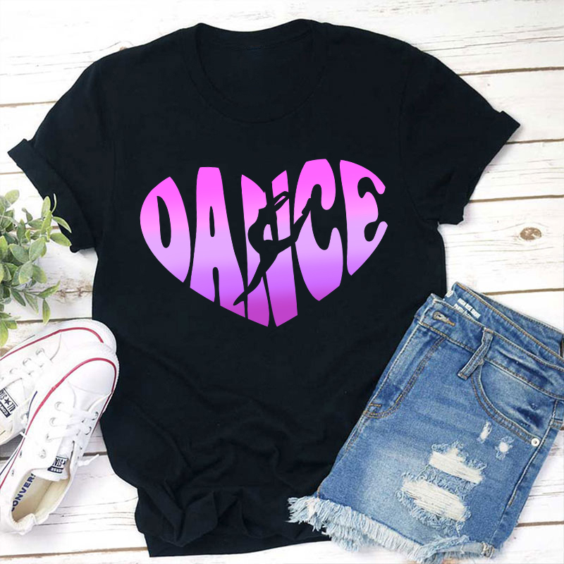 Purple Laser Dance Teacher T-Shirt