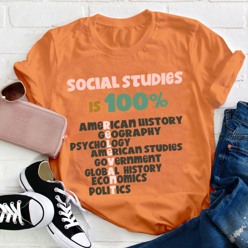 Social Studies Is Relevant Teacher T-Shirt