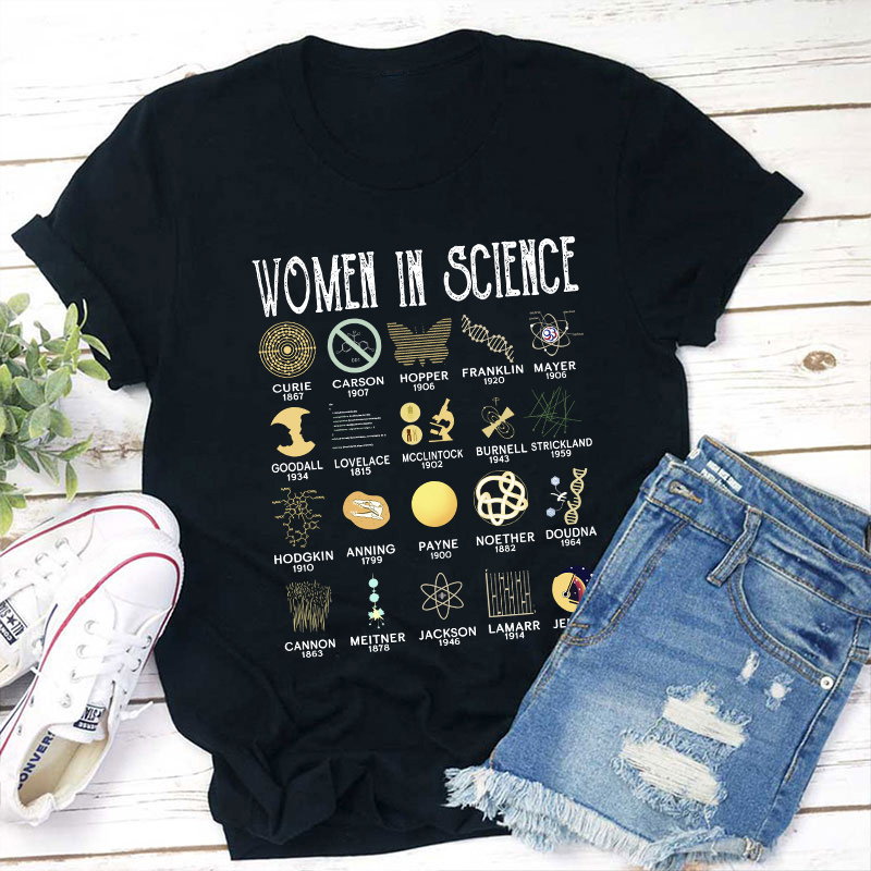 Smart Women In Science Teacher T-Shirt