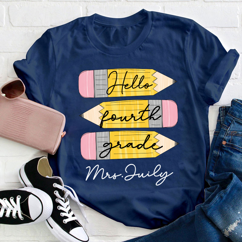 Personalized Teacher Name T-Shirt