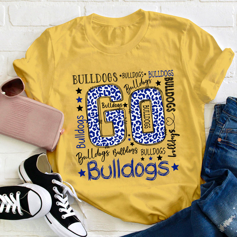 Personalized Shirt Go School Mascot Love School Teacher T-Shirt