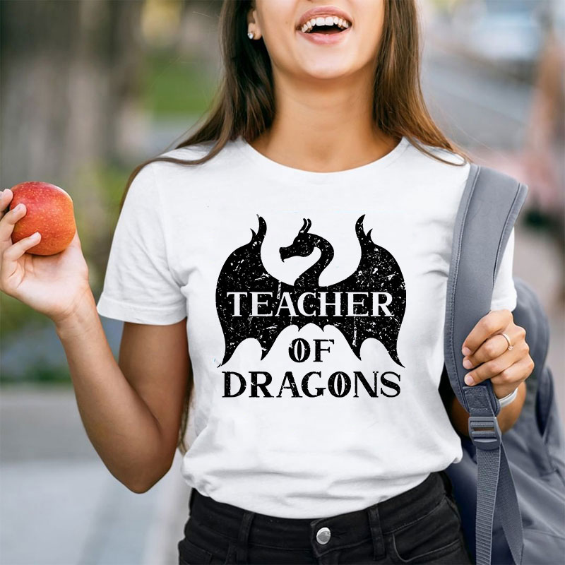Teacher Of Dragons Teacher T-Shirt