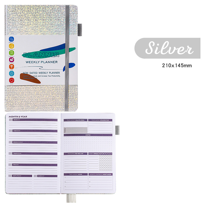 Weekly Planner Strap Notebook
