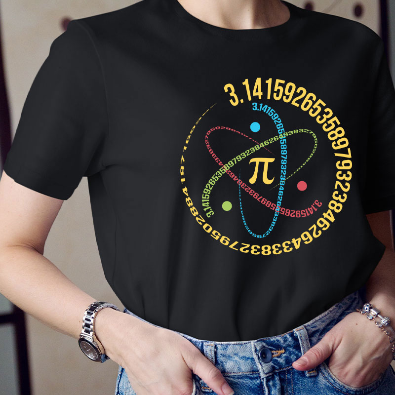 Pi Day Math Teacher Gift Teacher T-Shirt