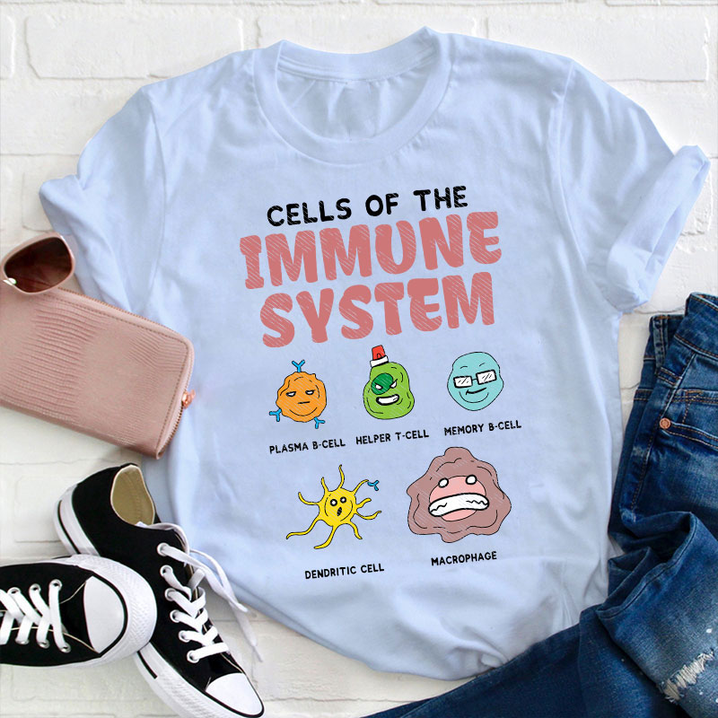 Cells Of The Immune System Teacher T-Shirt