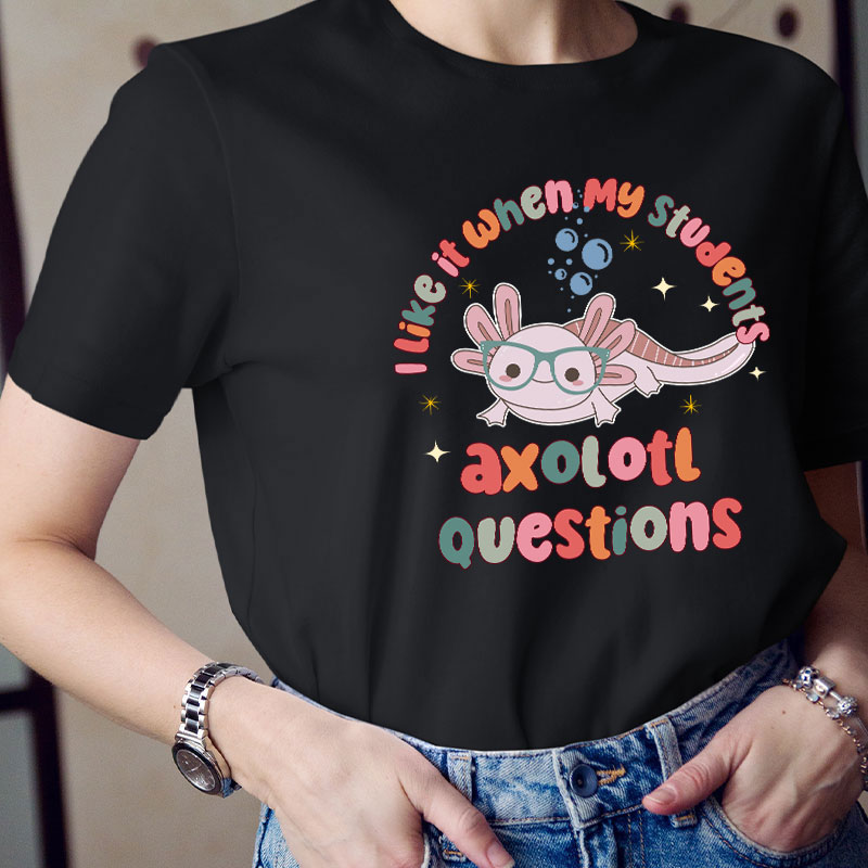 I Like It When My Students Ask Questions Teacher T-Shirt