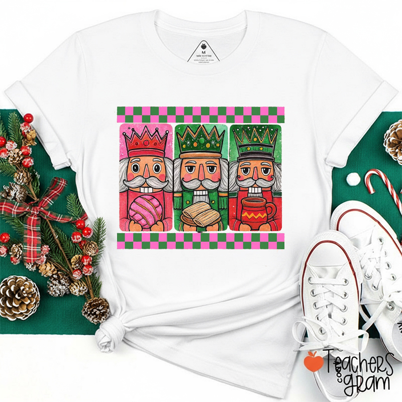 Nut Soldier Latino Christmas Spanish Teacher T-Shirt