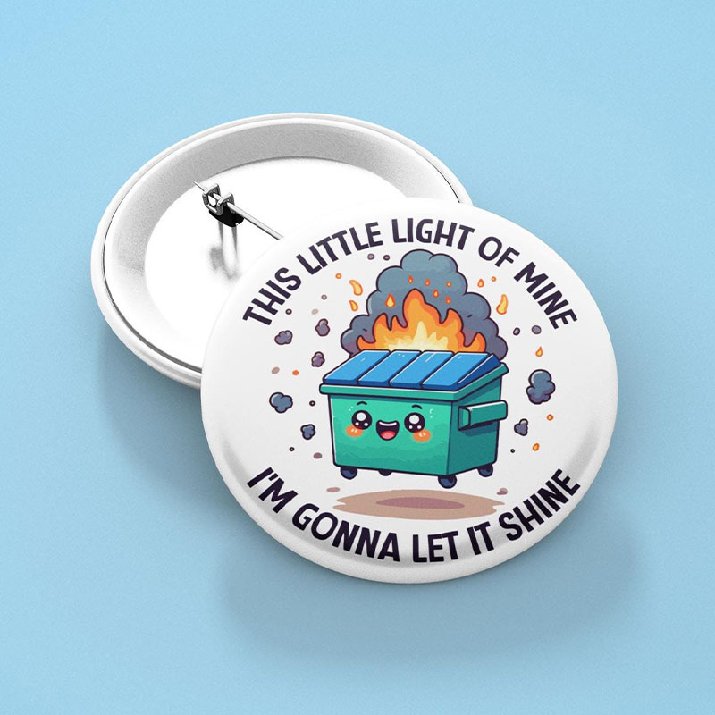I'm Gonna Let It Shine Teacher Pinback Button