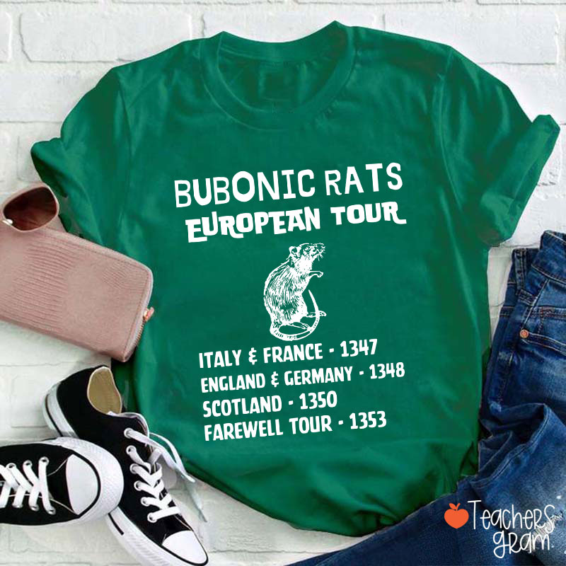 Bubonic Rats History Teacher T-Shirt