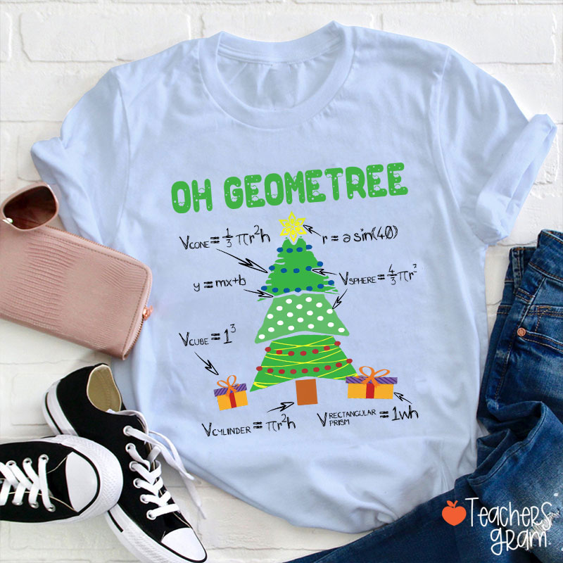 Oh Geometree Christmas T-Shirt