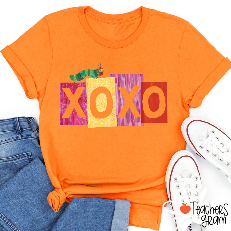 Xoxo Caterpillar Teacher T-Shirt