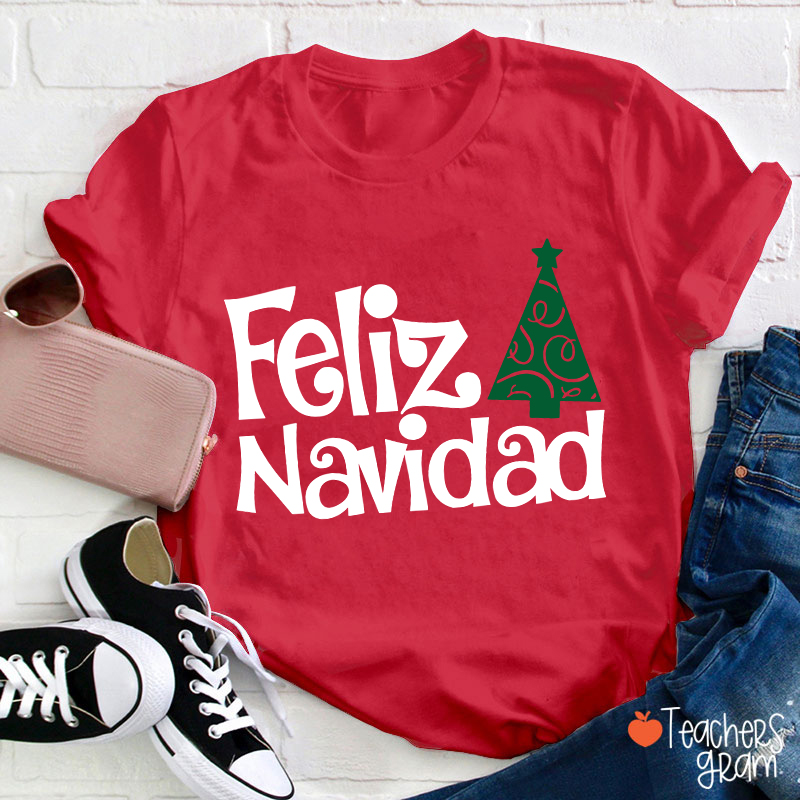 Feliz Navidad Spanish Teacher T-Shirt