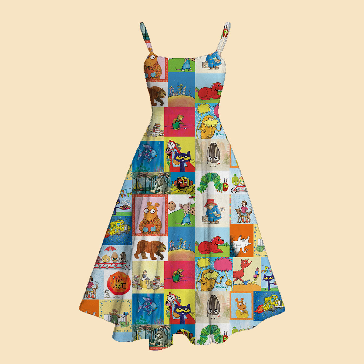 I Still Read Children's Books Teacher Suspender Long Skirt With Free Top