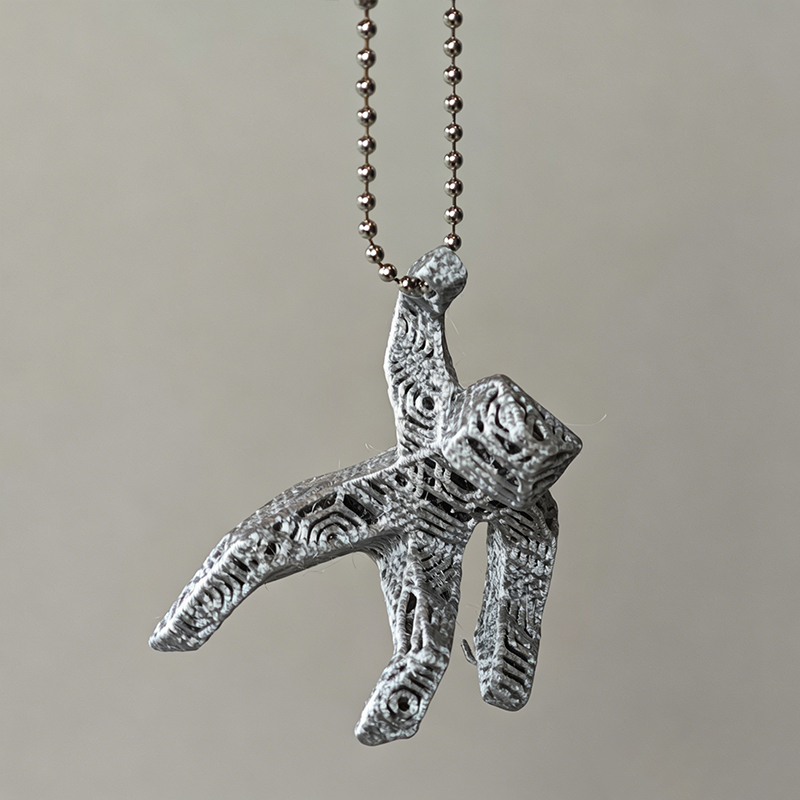 Sci-Fi 3D Printed Teacher Keychain