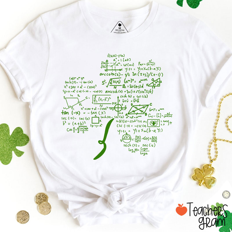 Mathematics And The Clover T-Shirt